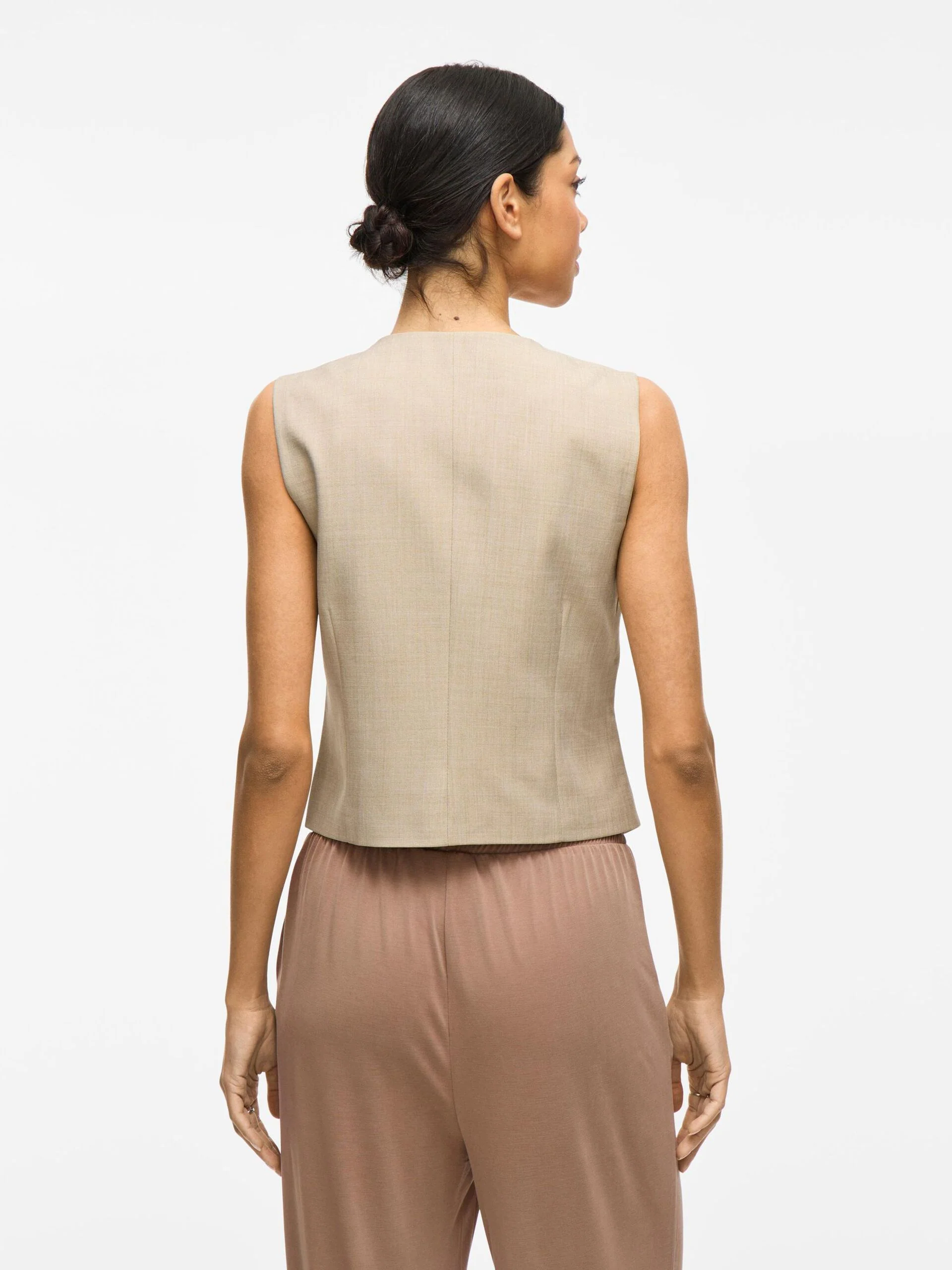 Rossa Waistcoat (Super Light/Natural Melange) - Image 6