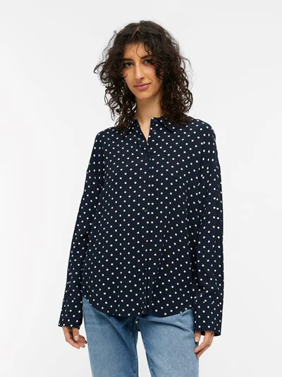 ROWAN SHIRT (NAVY/WHITE) - Image 2