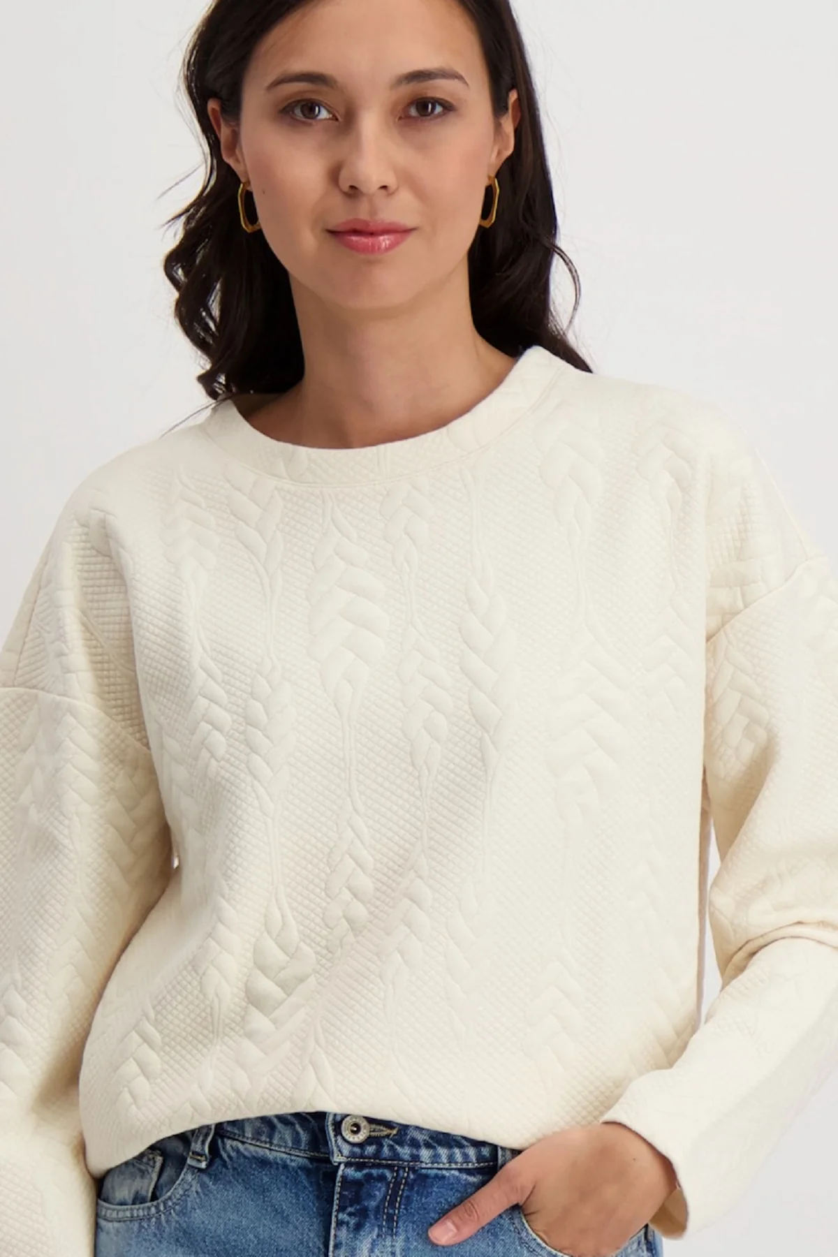 Ruby O-Neck Top (Birch) - Image 2