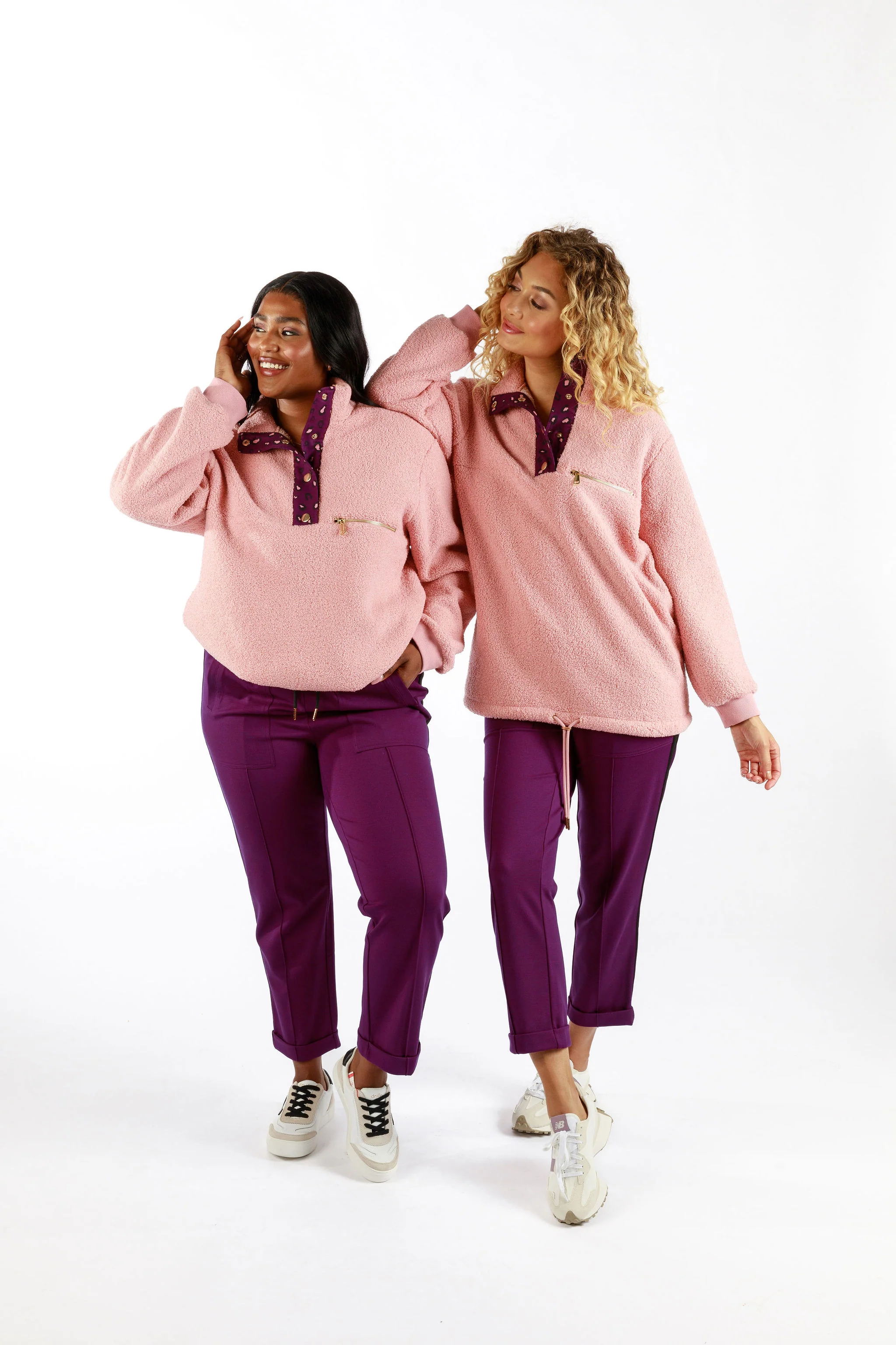 Ruby Smart Track Trousers (Purple) - Image 3
