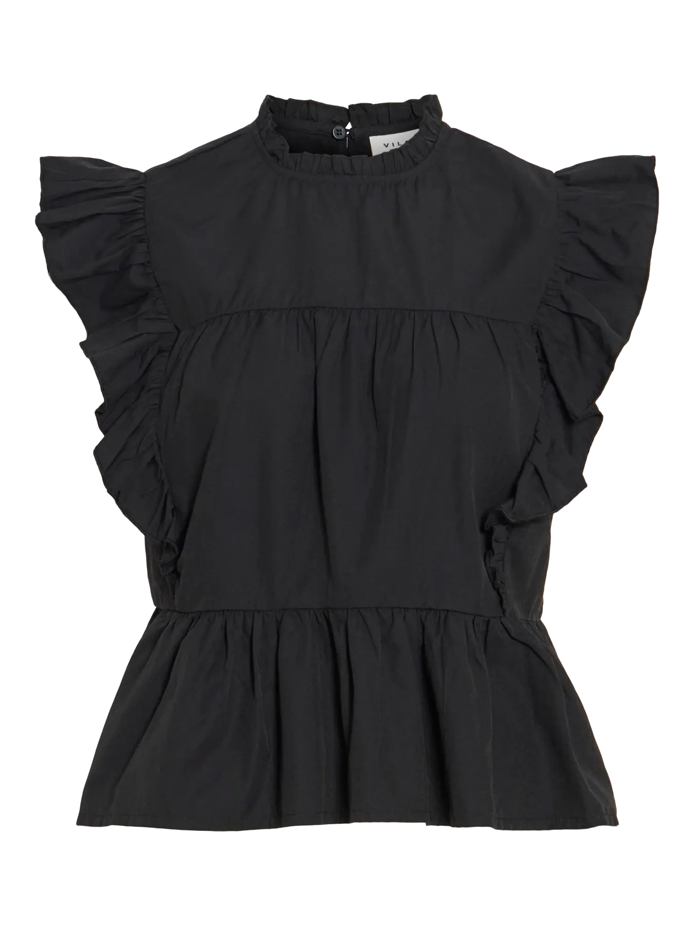 Rylie Frill Top (Black - Image 4