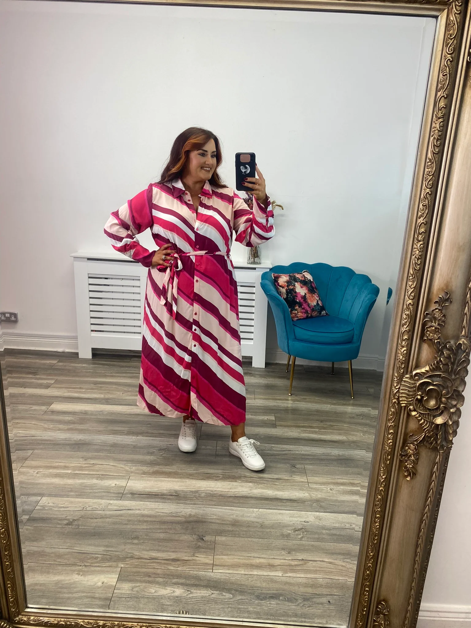 SAANVI SHIRT DRESS (MULTICOLOUR) - Image 3