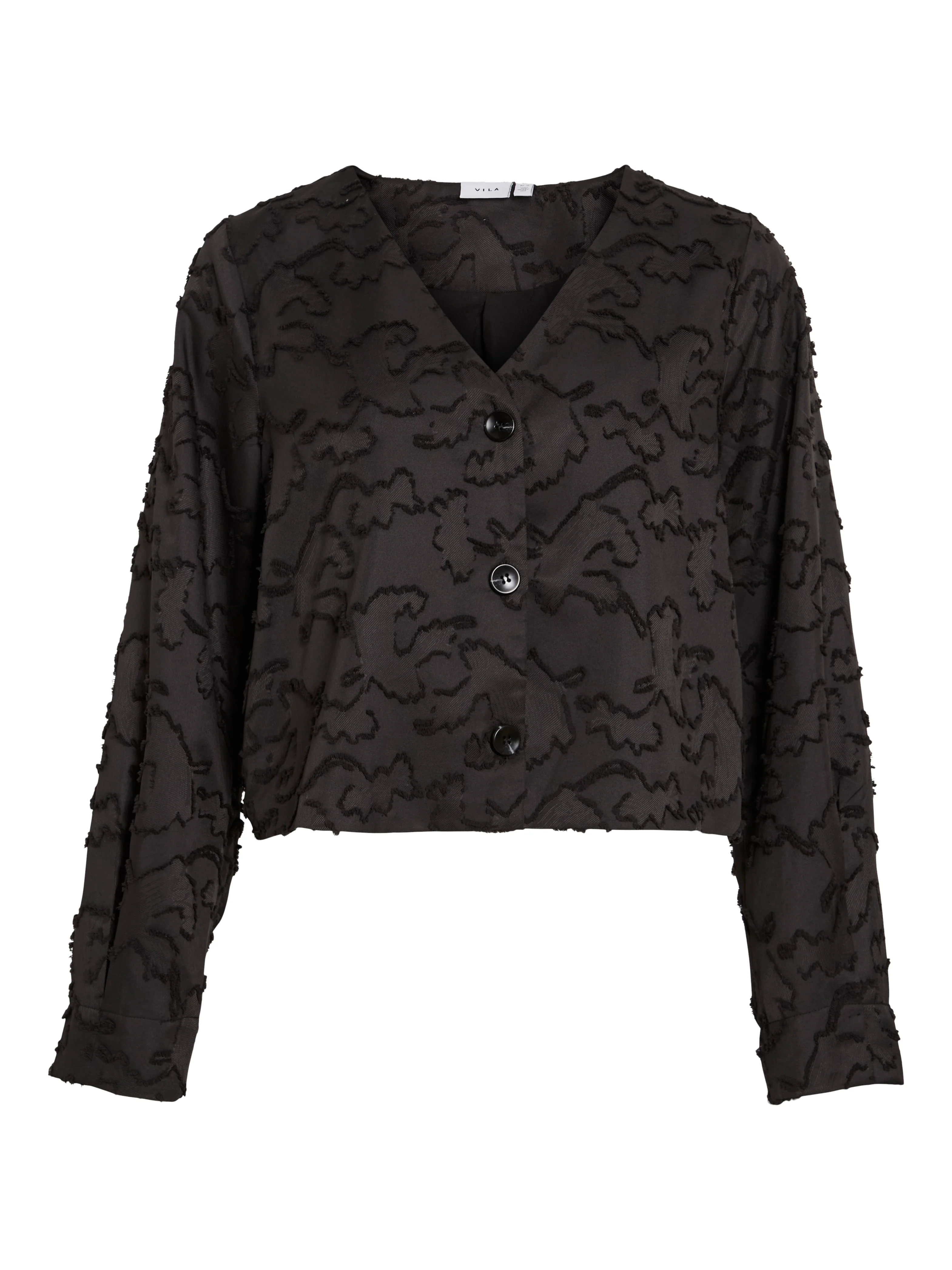 Saba Textured Top (Black) - Image 2