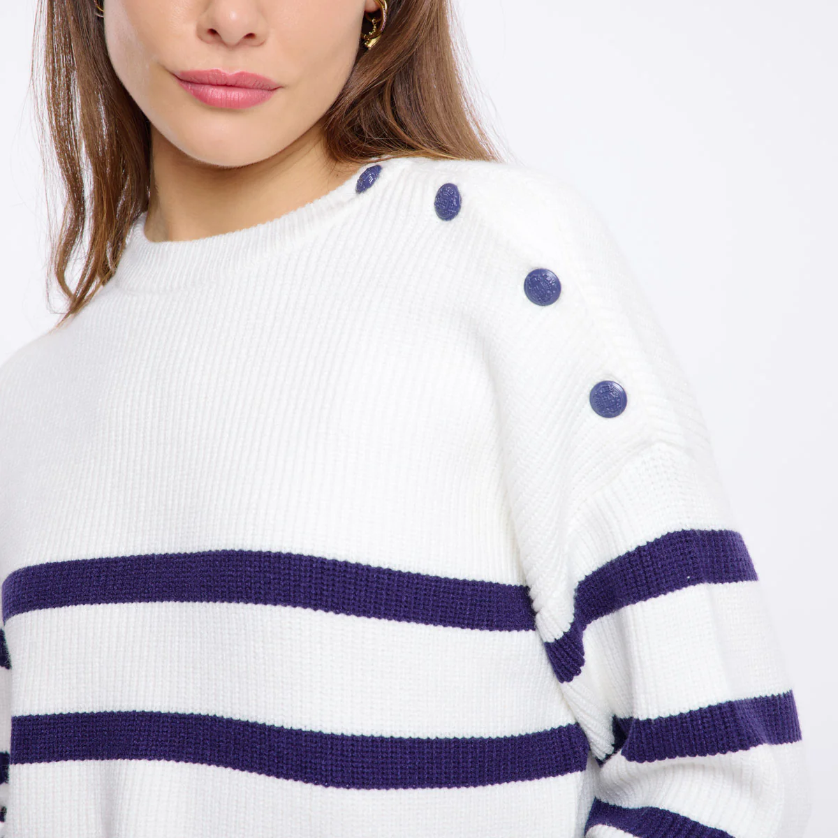 SABRINA JUMPER (NAVY/WHITE) - Image 3