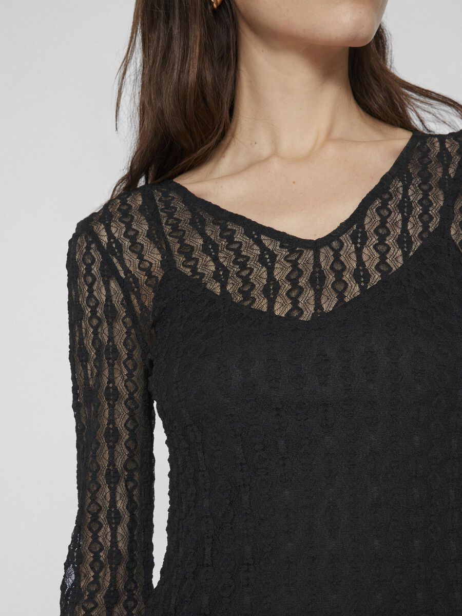 Sabrina Midi Dress (Black) - Image 5