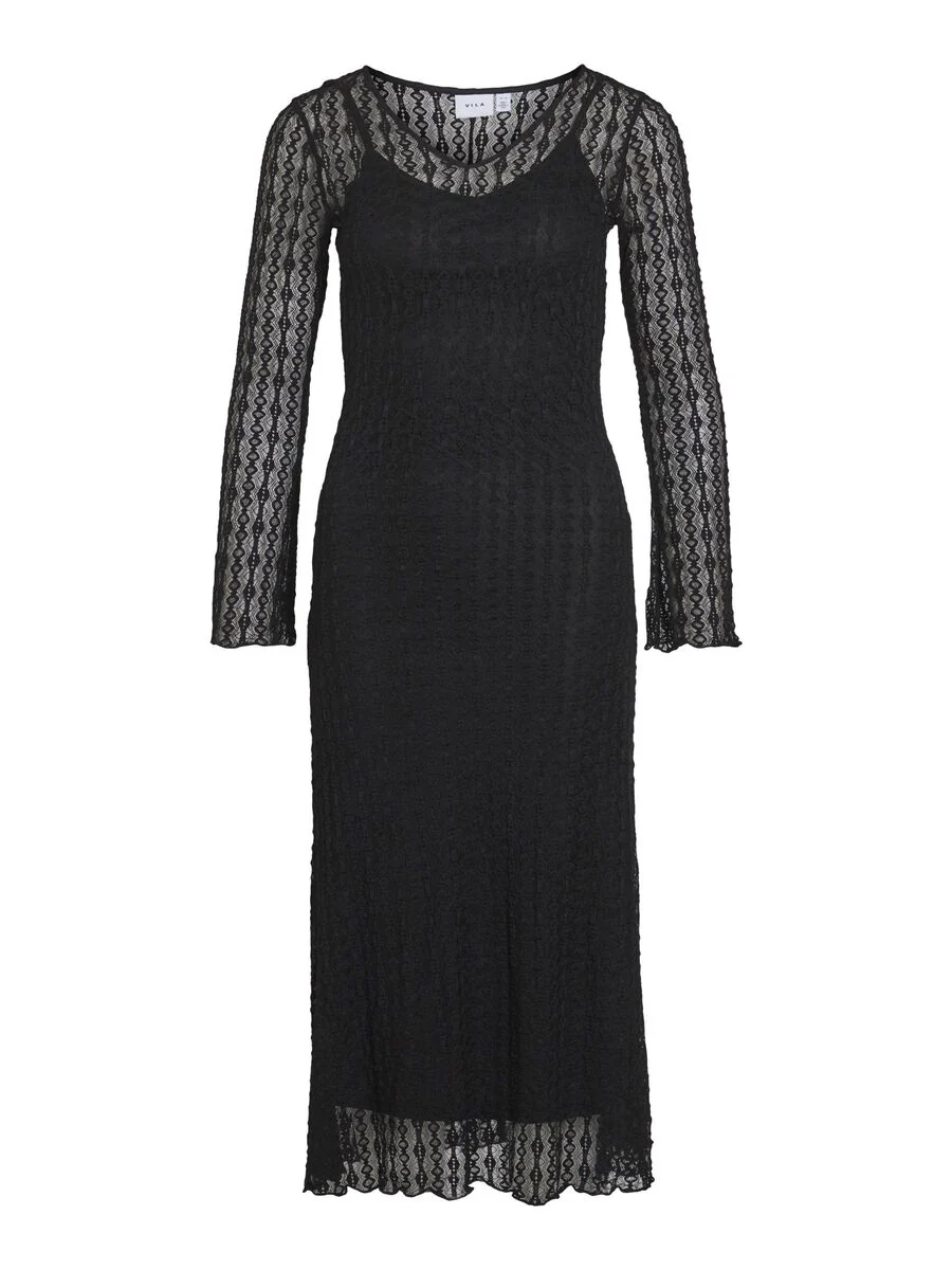 Sabrina Midi Dress (Black) - Image 7