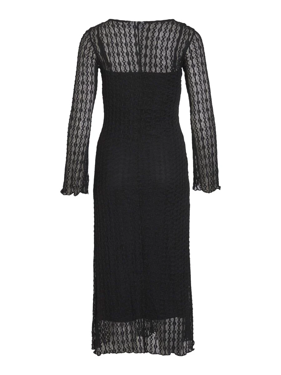 Sabrina Midi Dress (Black) - Image 8