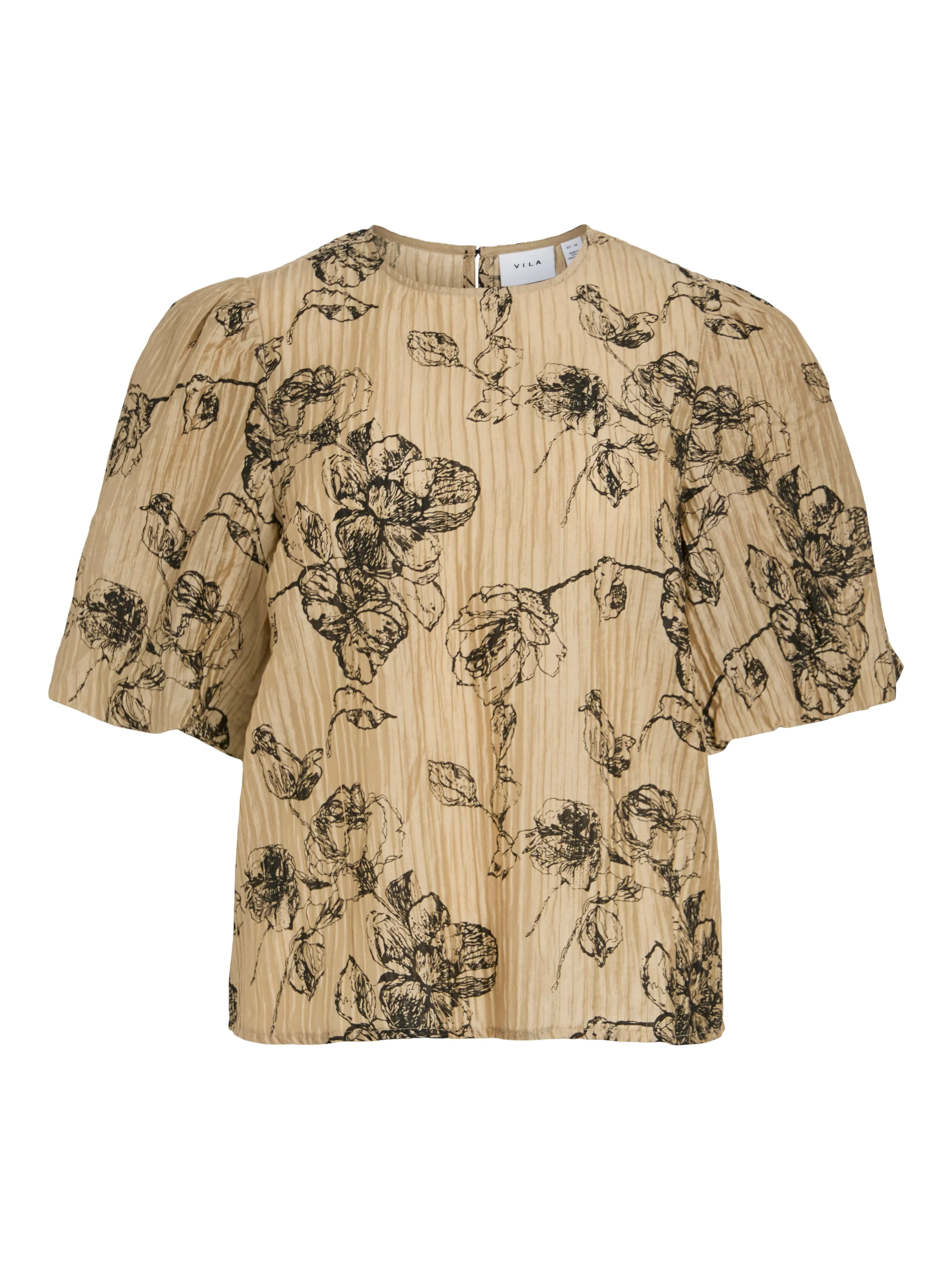 Sachi Puff Sleeve Top (Tigers Eye) - Image 6
