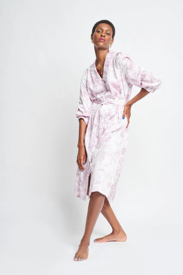 Sada Midi Dress (Lavender Fog) - Image 2