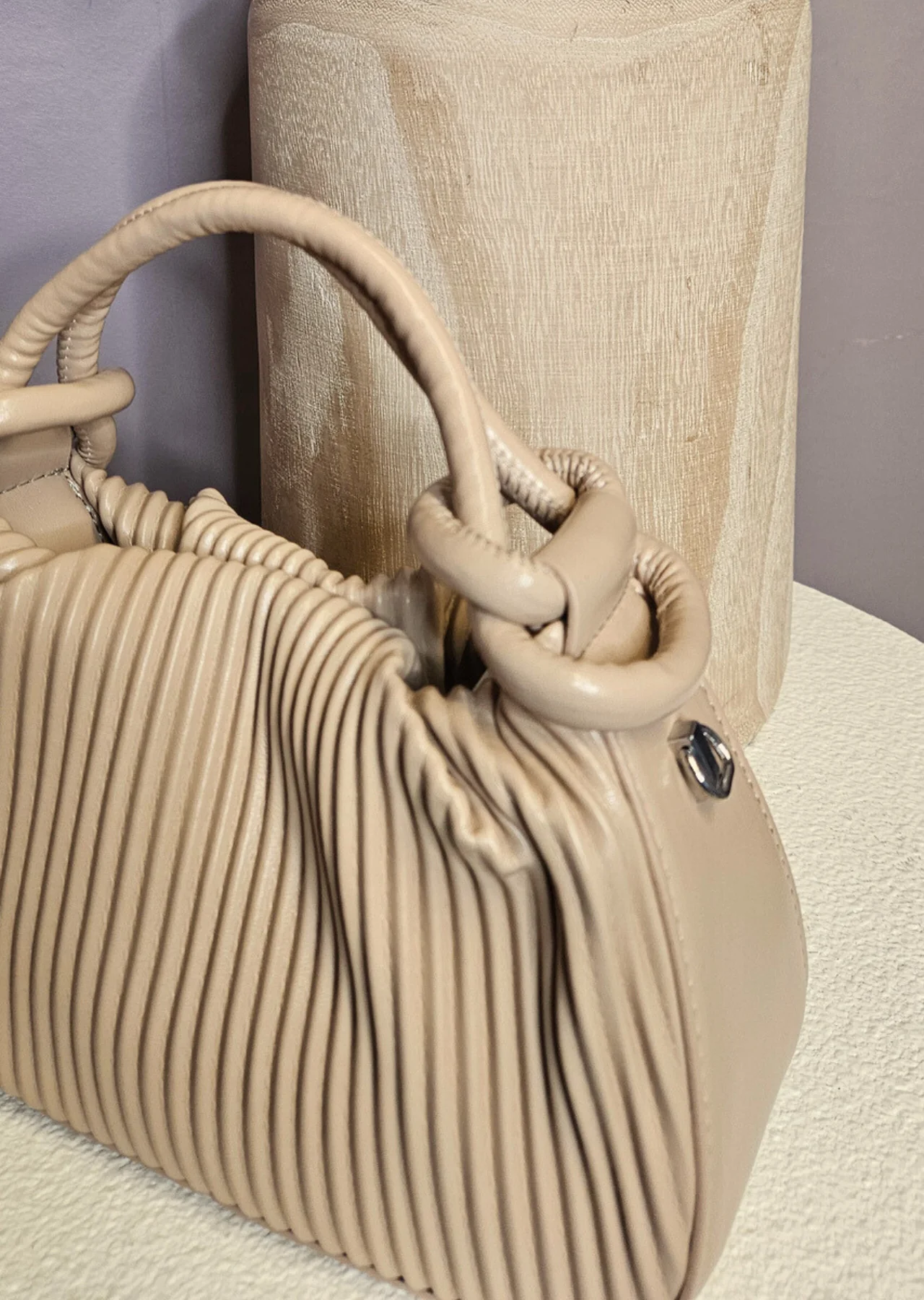 Sadie Crossbody Bag (Beige) - Image 2