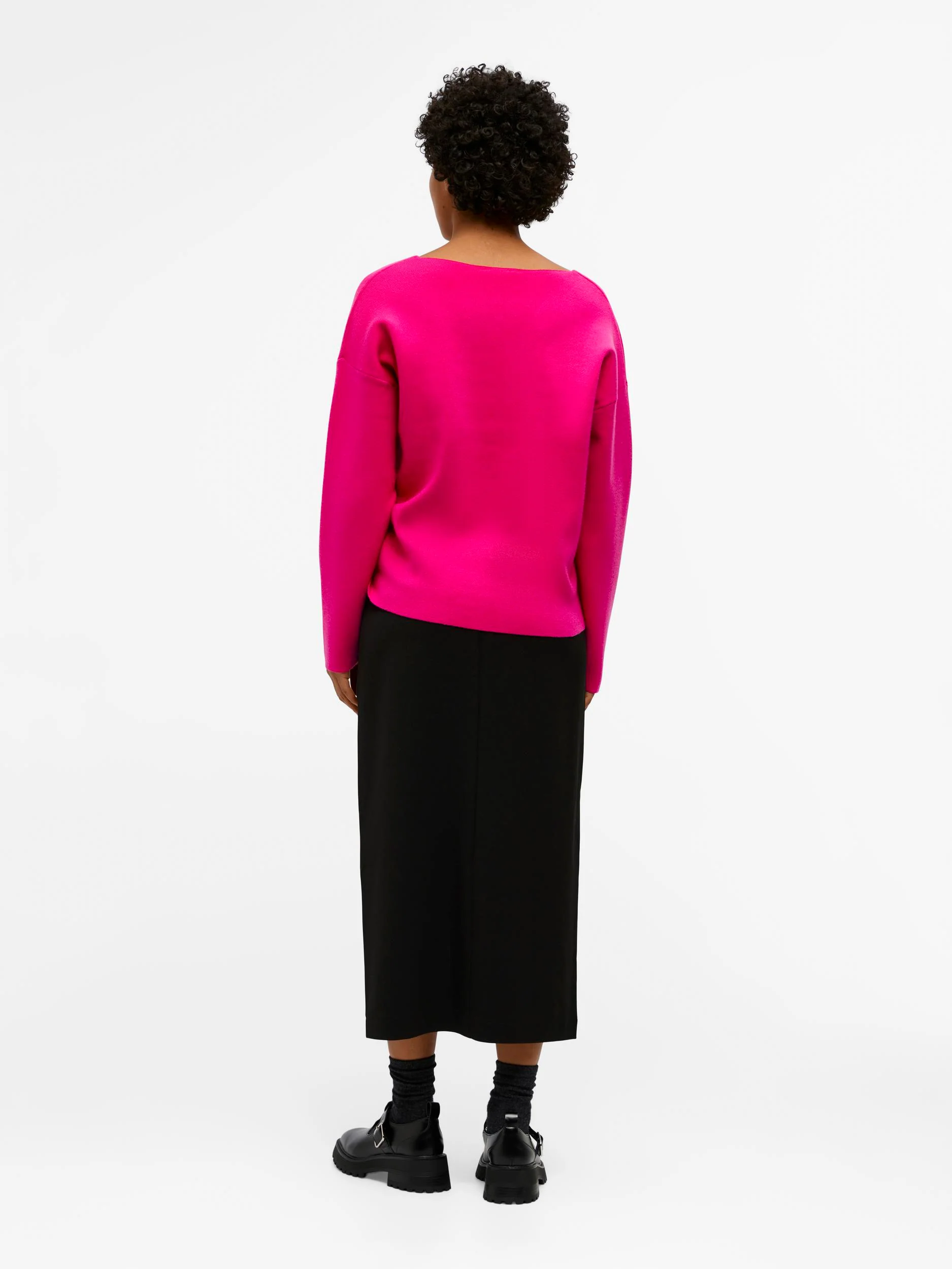 SALLY MIDI SKIRT (BLACK) - Image 4