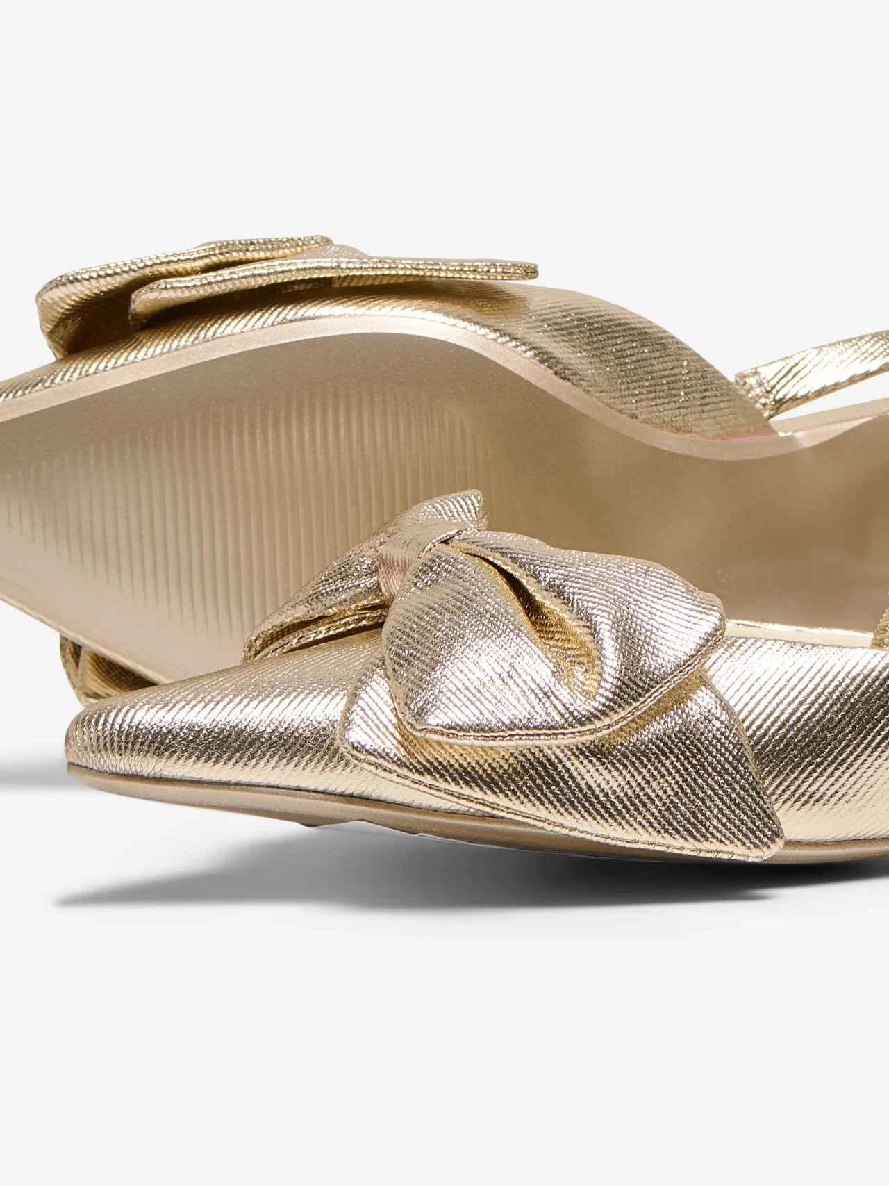 Sandra Slingback Pump (Gold) - Image 3