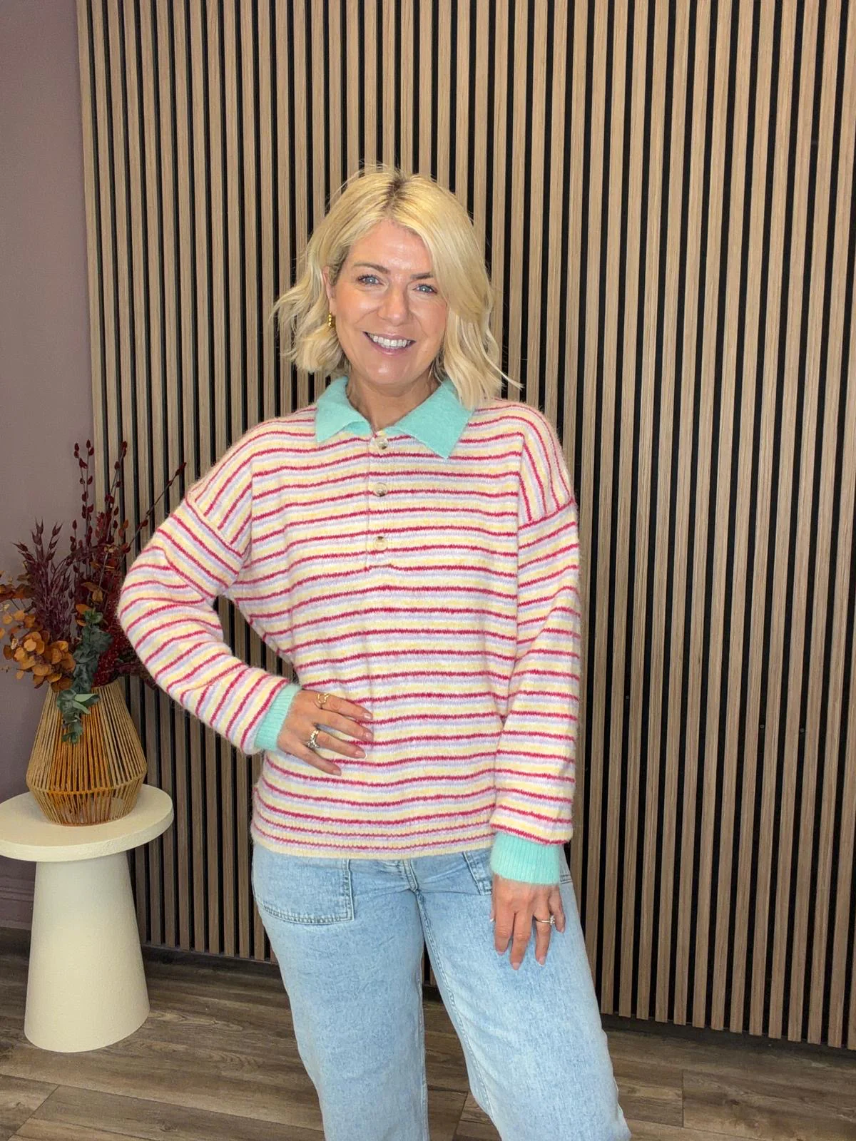 Sarah Knit Sweater (Striped)
