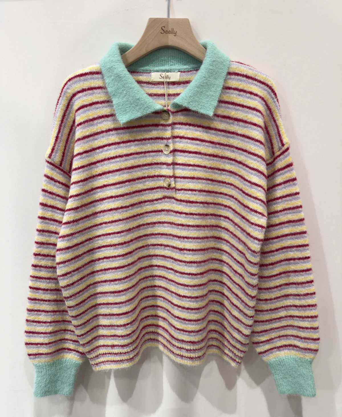 Sarah Knit Sweater (Striped) - Image 3