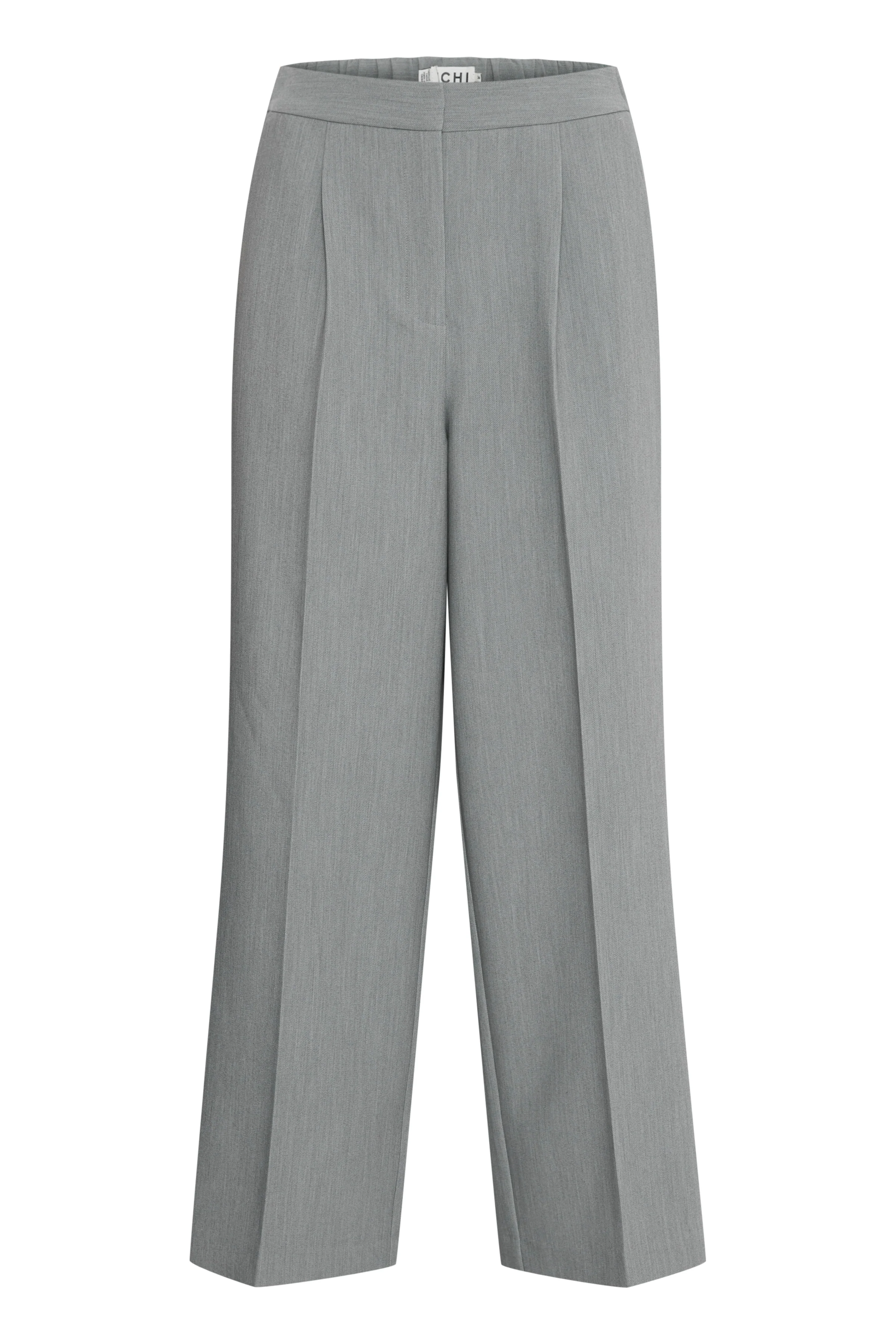 Sarla Wide Leg Trousers (Grey Melange) - Image 7