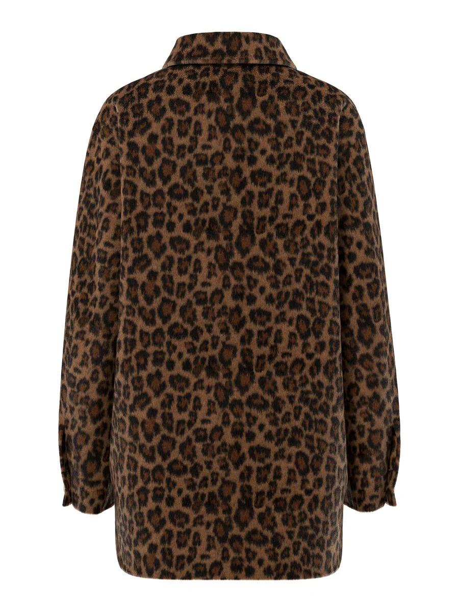 Savannah Shacket (Black/Leopard) - Image 8