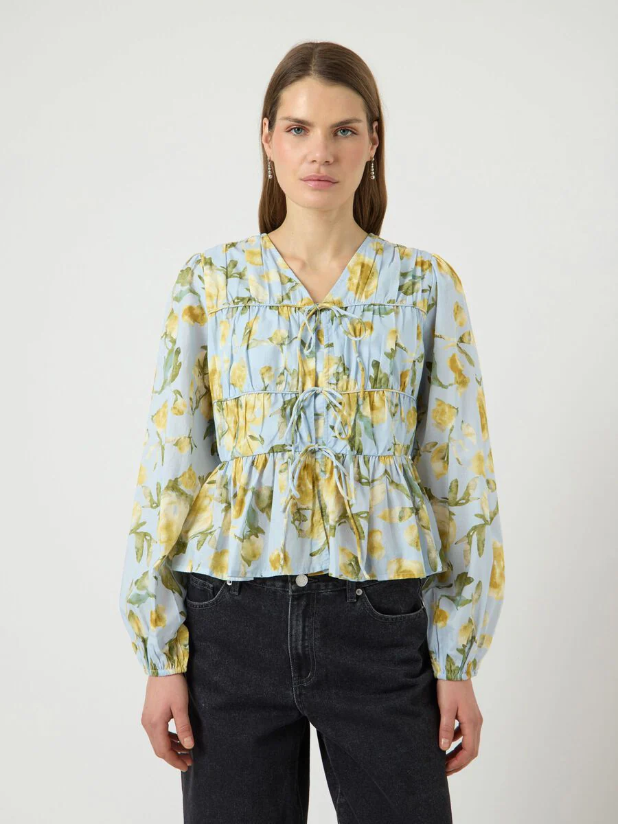 Sebba Long Sleeve Top (Skyway/Matira)