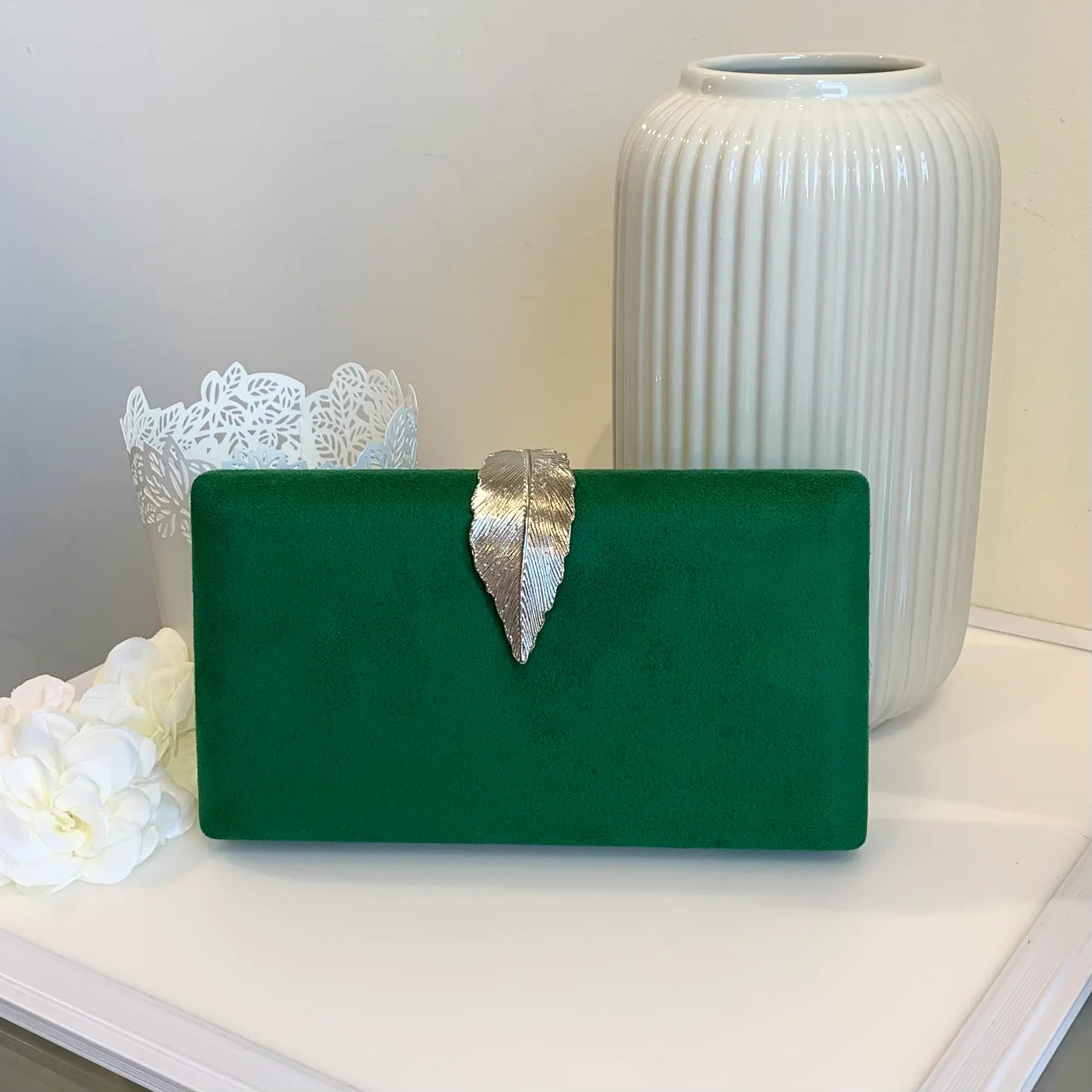 Seelie Suede Clutch (3 Colours) - Image 3