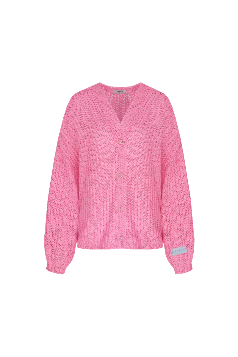 Seren Knitted Cardigan (Blush Rose) - Image 2
