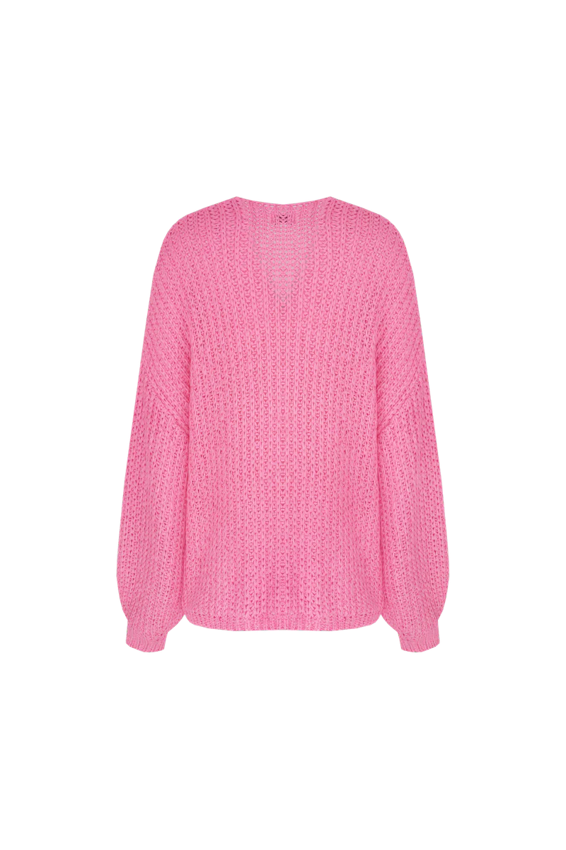 Seren Knitted Cardigan (Blush Rose) - Image 3