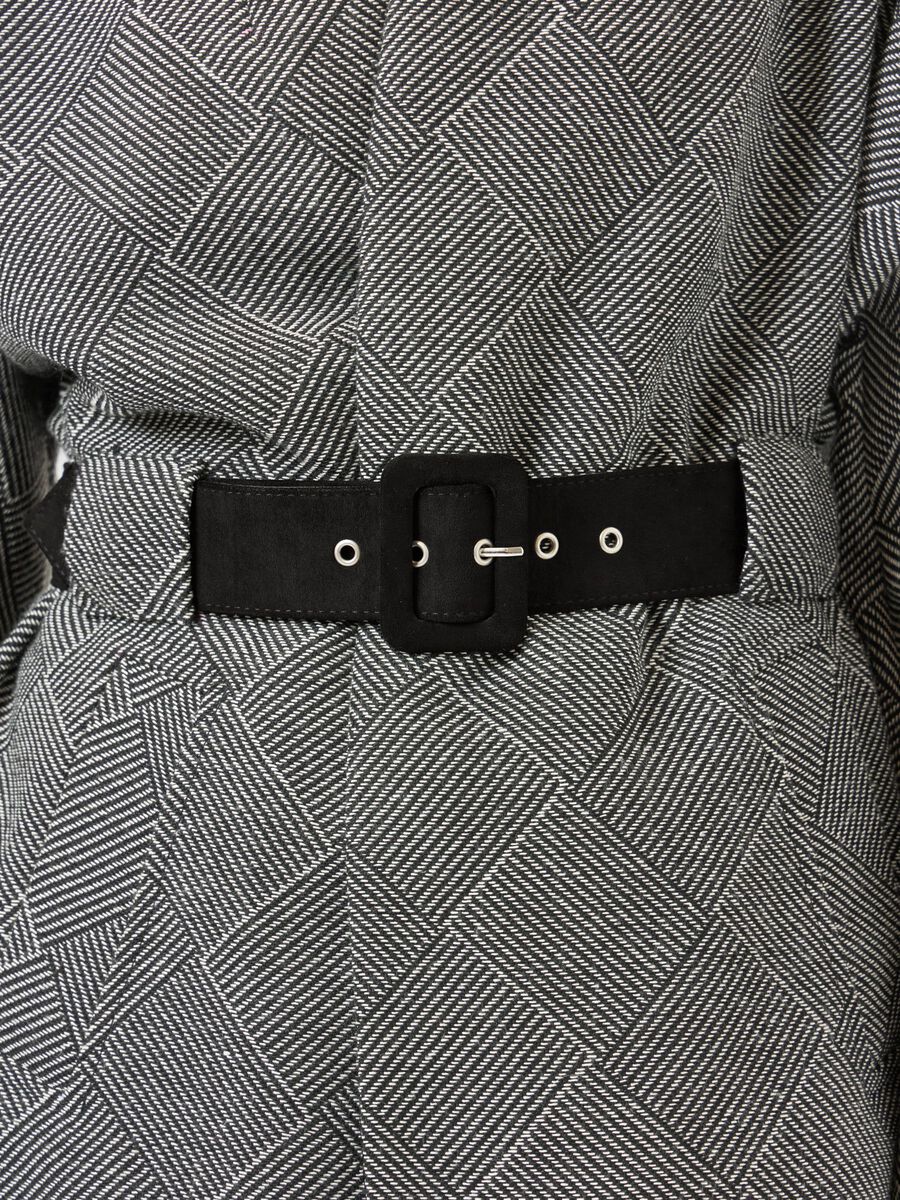 Shay Blazer Jacket (Black/White) - Image 5