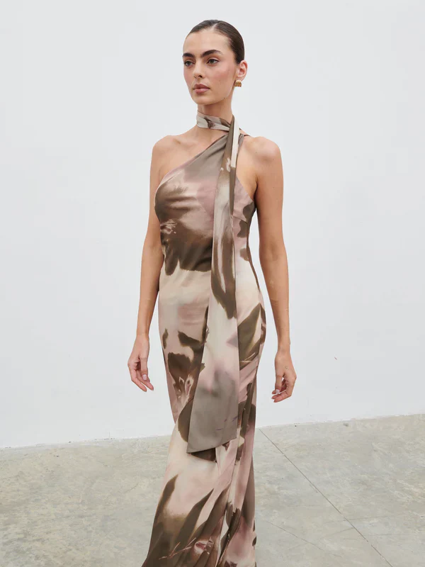 Sheree Maxi Dress (Neutral/Brown) - Image 5
