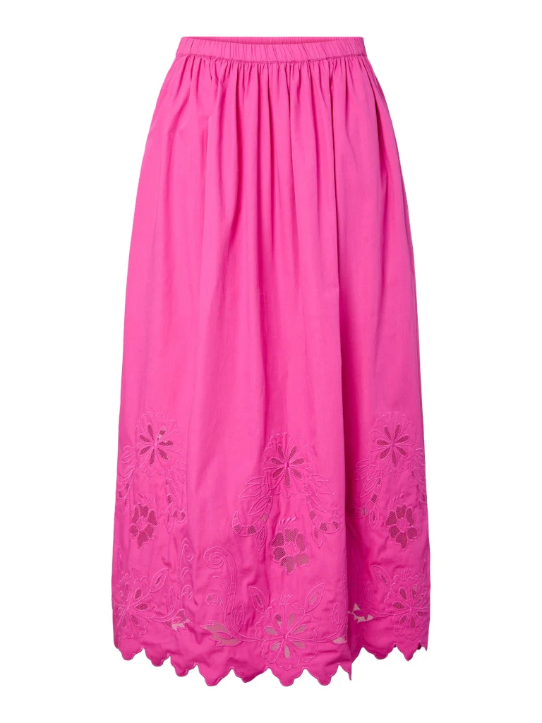 Shona Ankle Skirt (Rose Violet) - Image 2