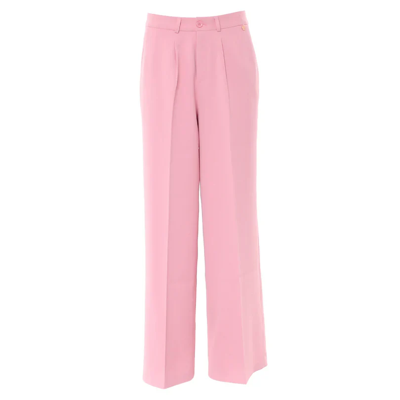 Sia Wide Leg Trousers (Pink) - Image 3