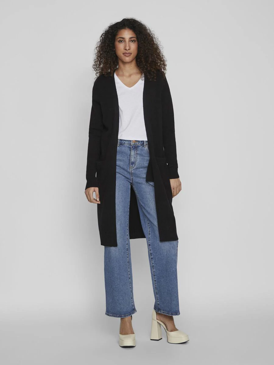 Sian Longline Cardigan (Black) - Image 2