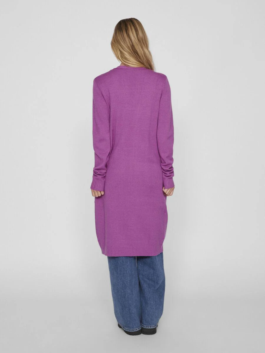 Sian Longline Cardigan (Cattleya Orchid/Dark Melange) - Image 3