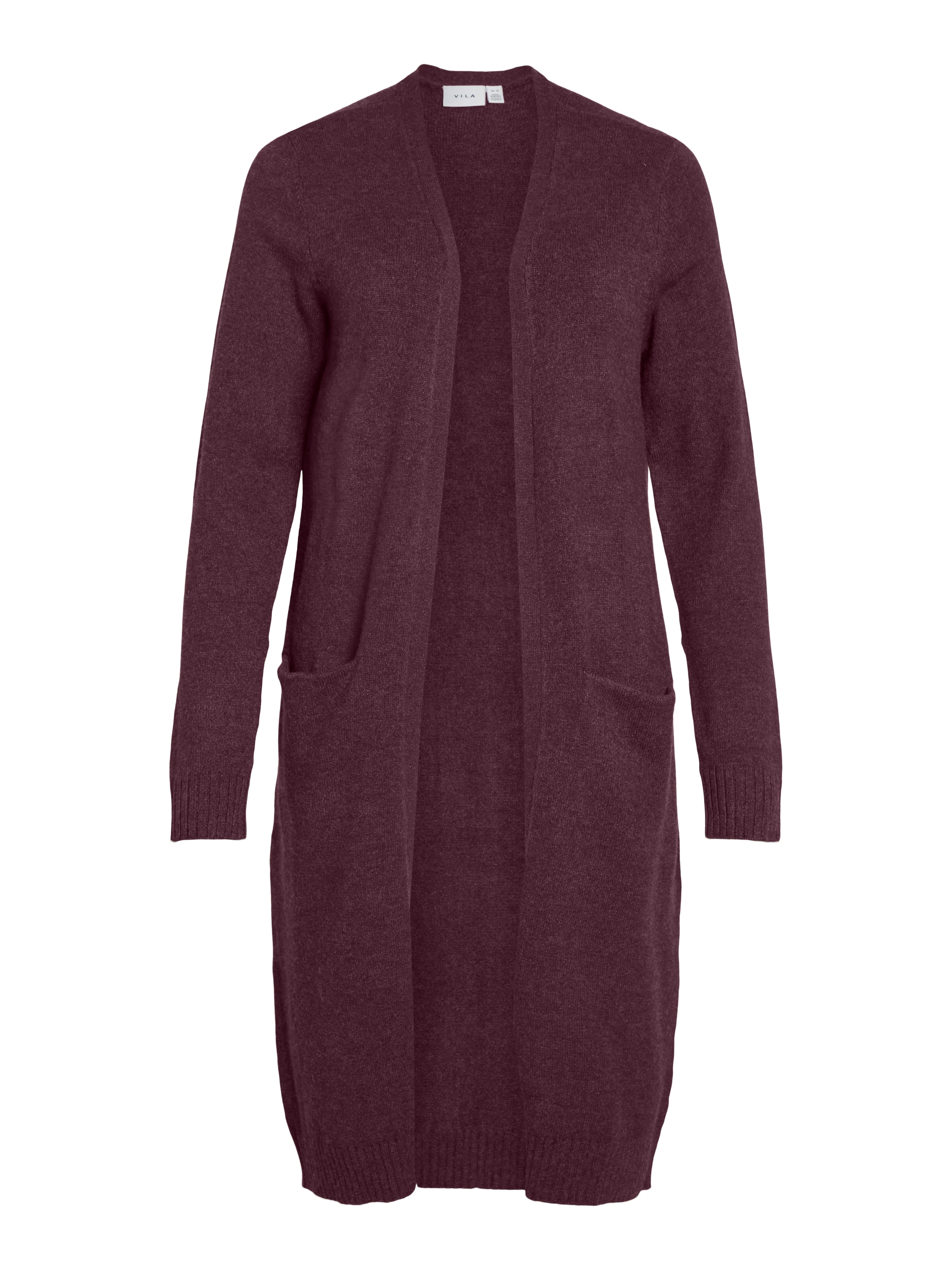 Sian Longline Cardigan (Fig/Dark Melange) - Image 6