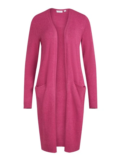 SIAN LONGLINE CARDIGAN (MAGENTA HAZE) - Image 6