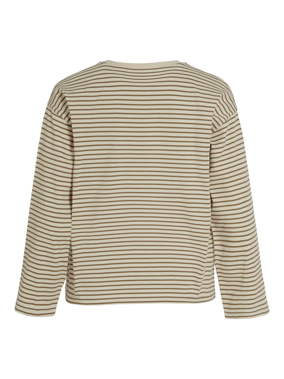 Sienna Long Sleeve Stripe Top (Gothic Olive/Birch) - Image 2