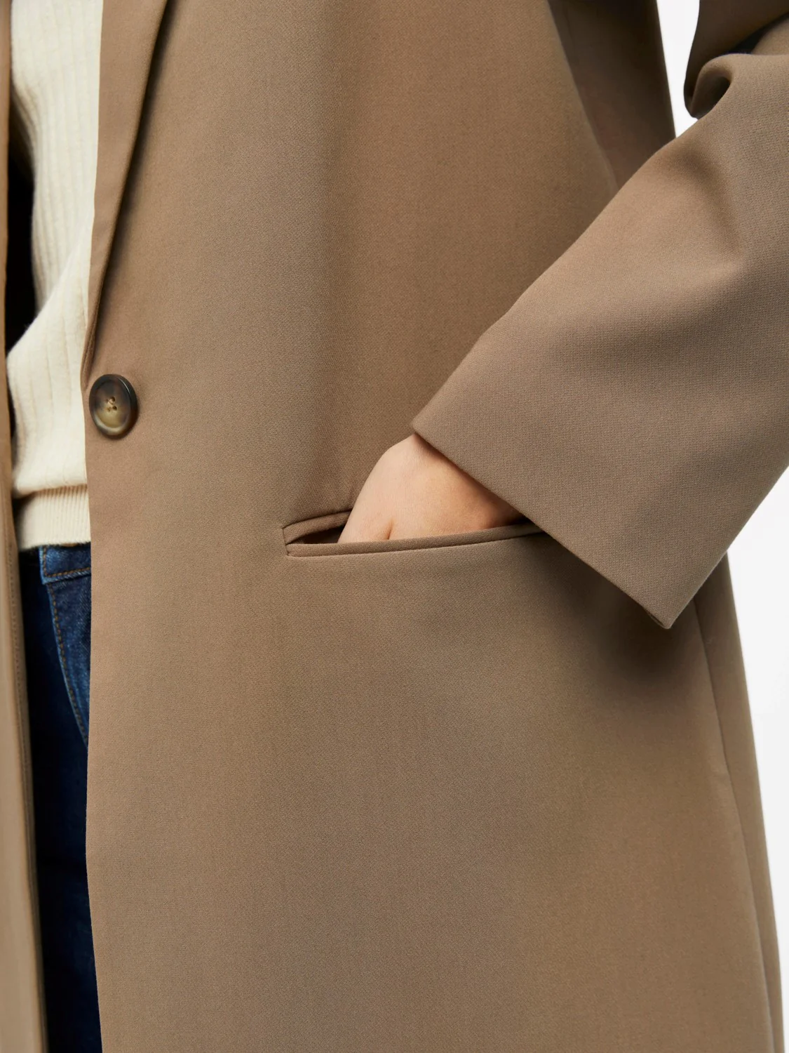 Sigrid Blazer Coat (Fossil) - Image 5