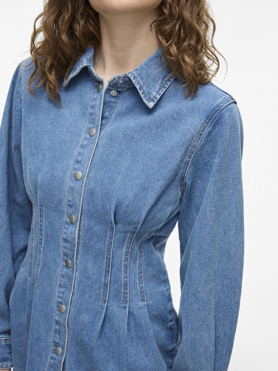 Sikka Denim Shirt (Medium Blue) - Image 3