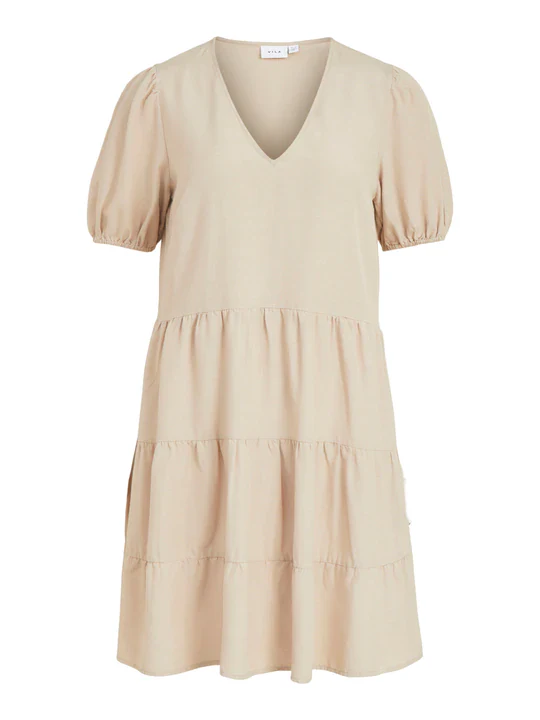 Silla Smock Dress (Cement)