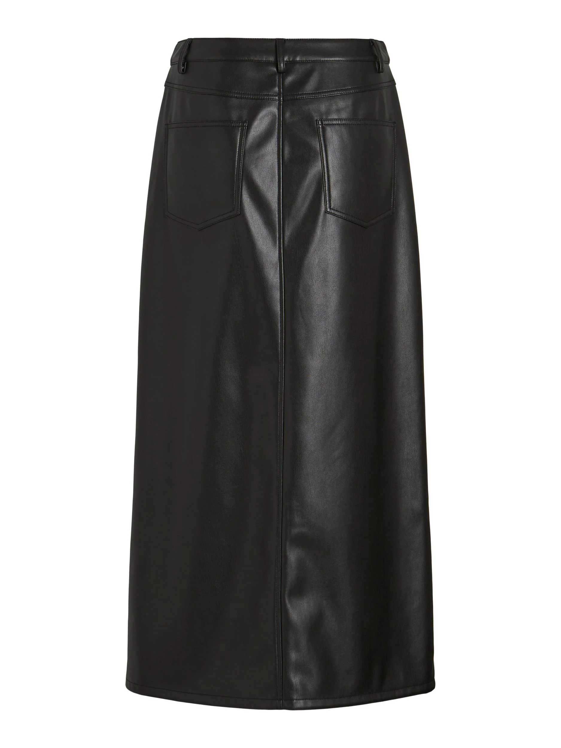 SINA H/W MIDI SKIRT (BLACK) - Image 7