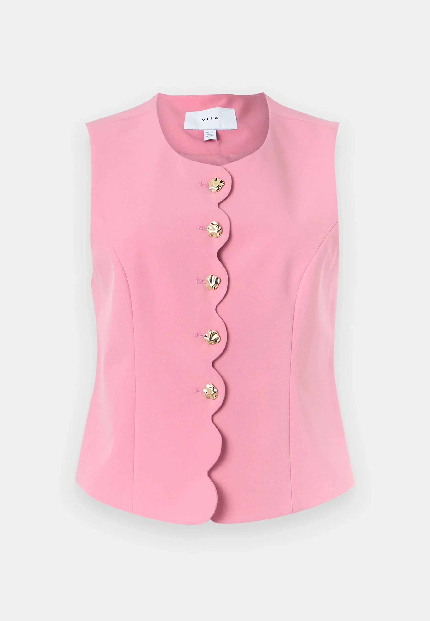 Sive Tailored Waistcoat (Sea Pink) - Image 7