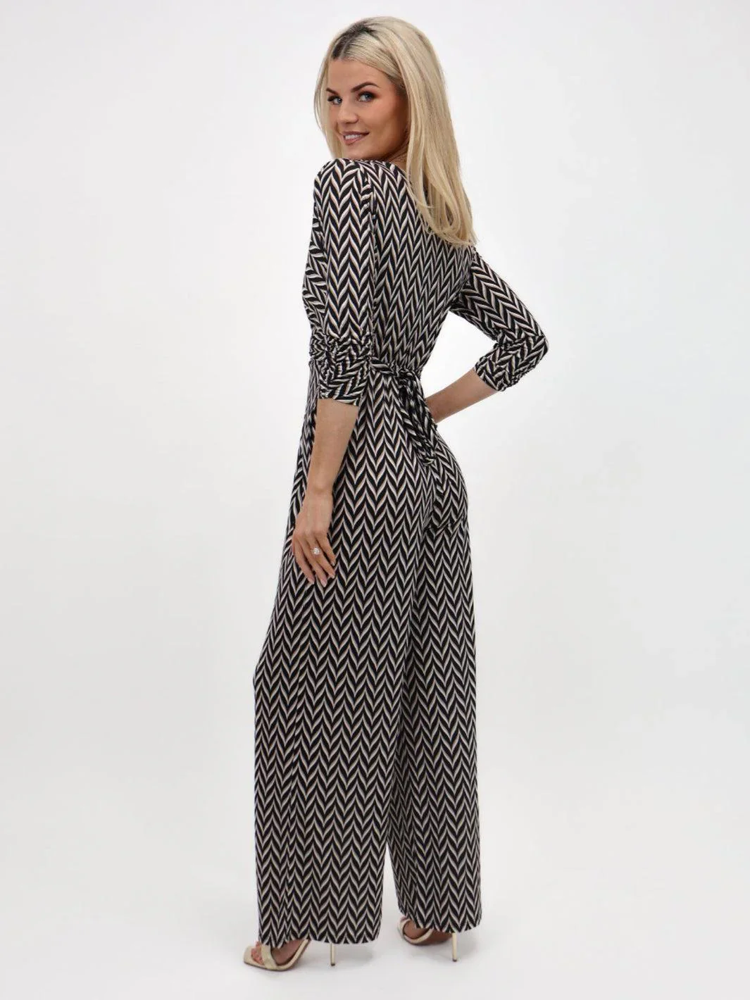 Sofia Jumpsuit (Black Print) - Image 4
