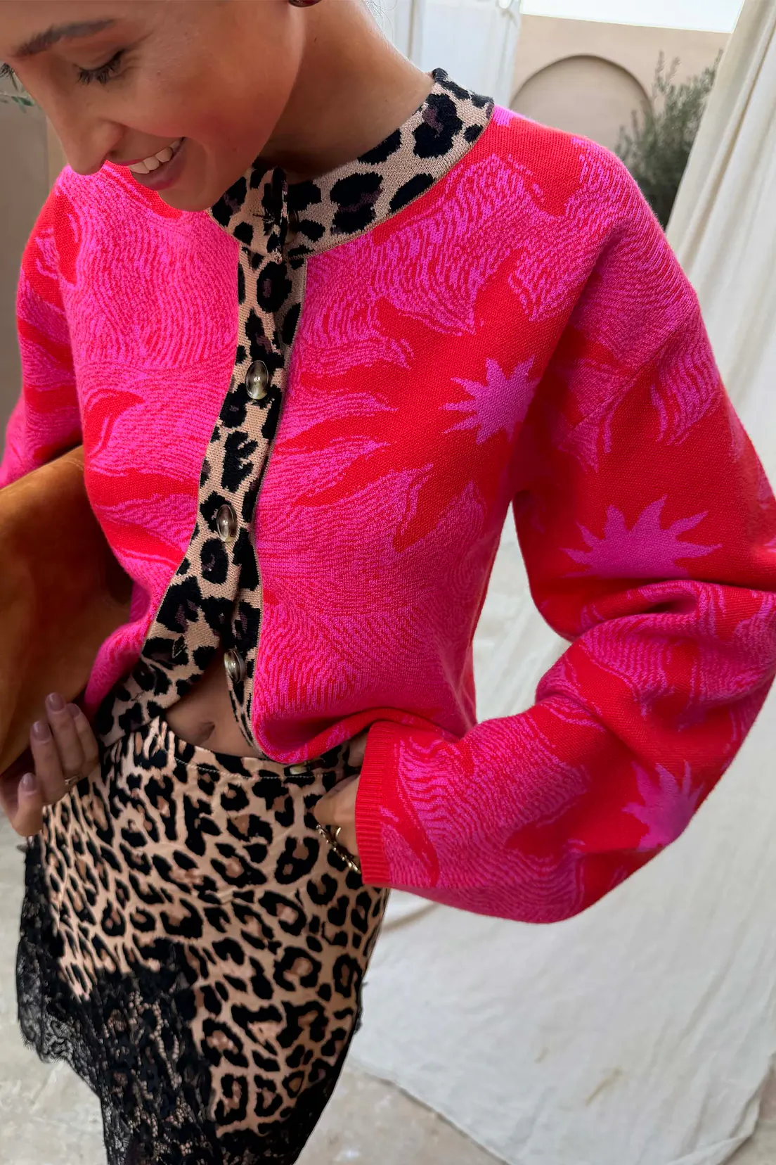 Soleil Cardigan (Pink) - Image 3