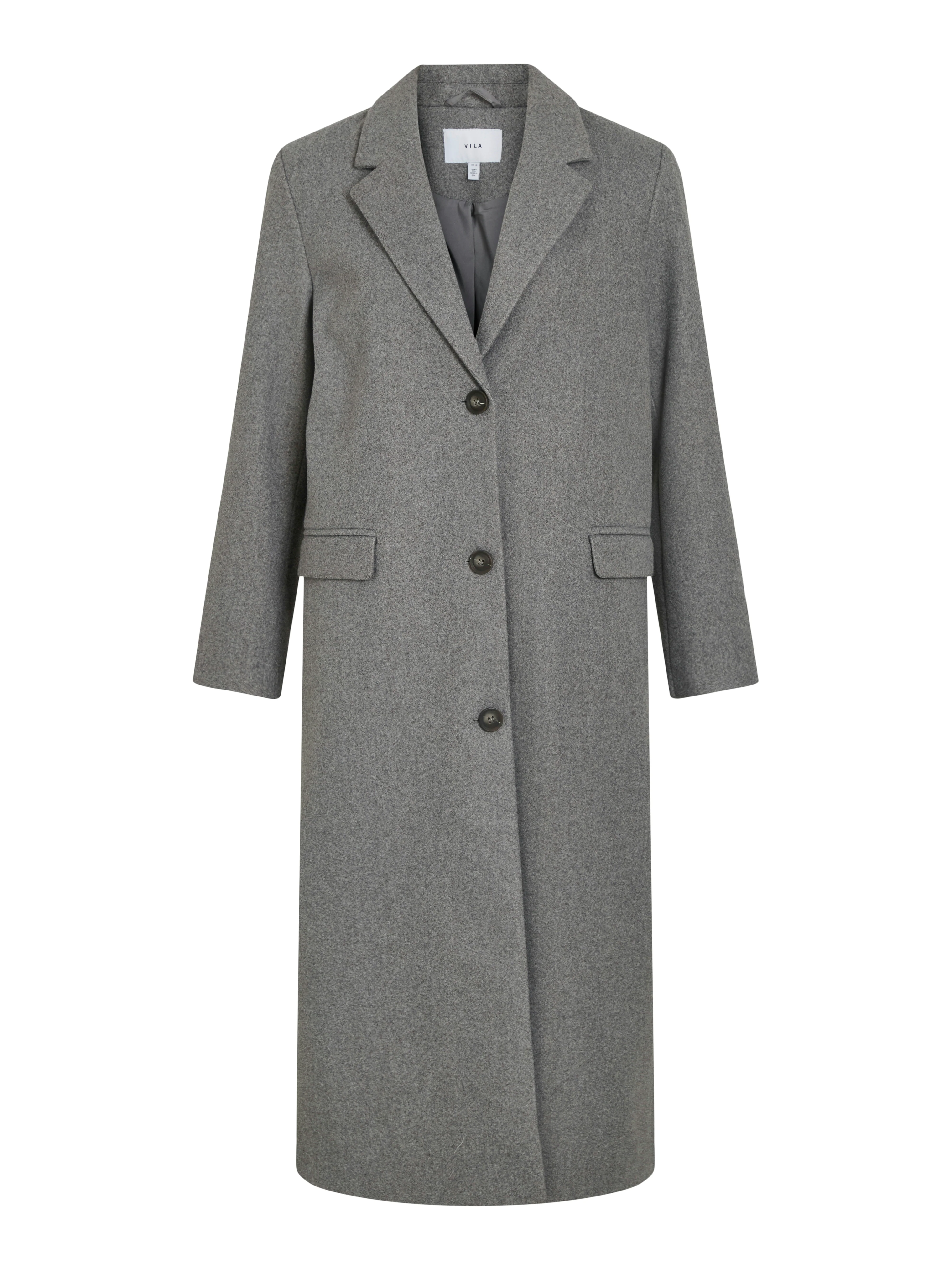 Solo Long Coat (Medium Grey/Melange) - Image 7
