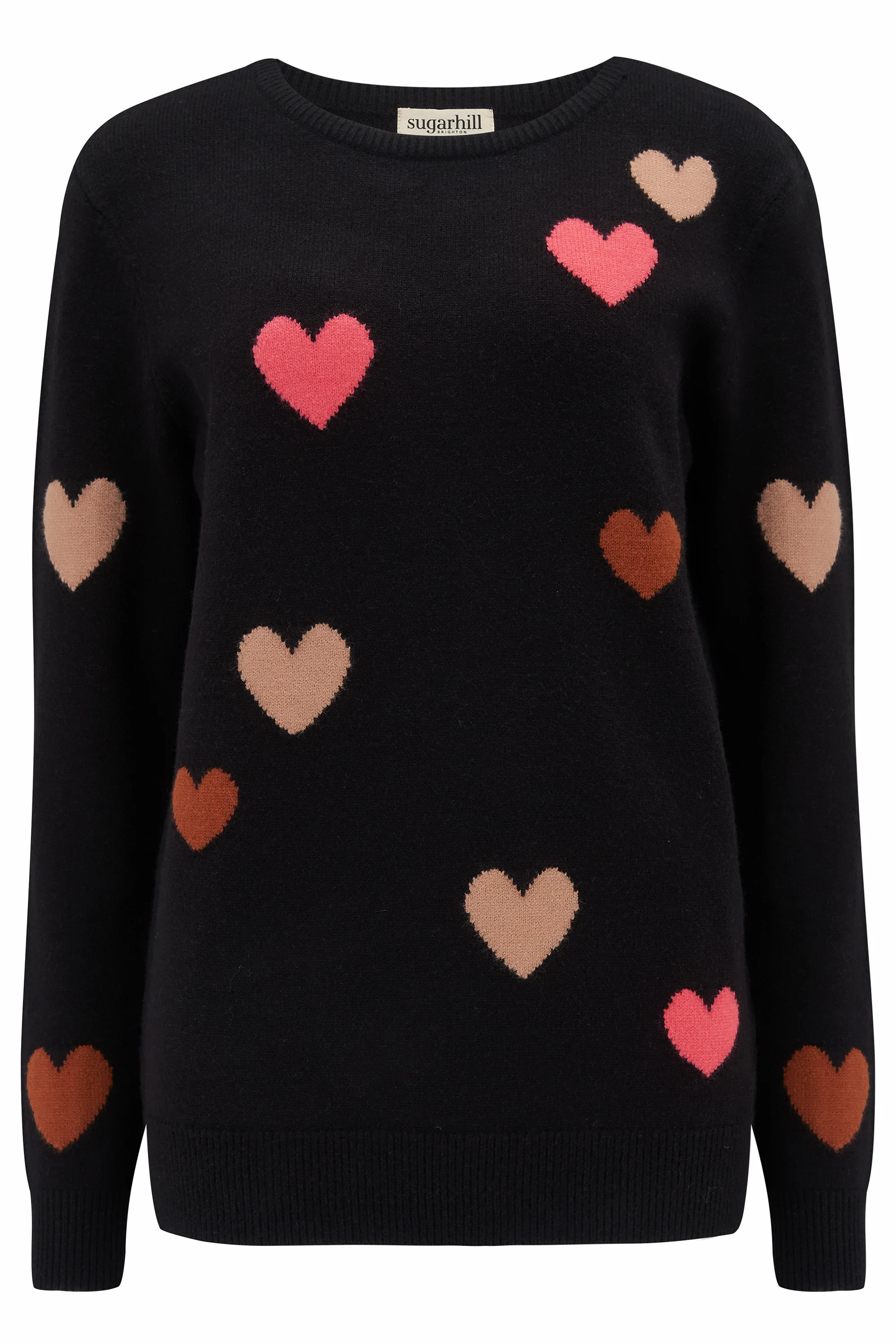 Stacey Jumper - Black, Scattered Hearts - Image 6