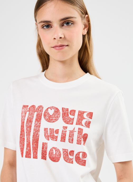 Star T-Shirt (Snow White/Ketchup) - Image 4