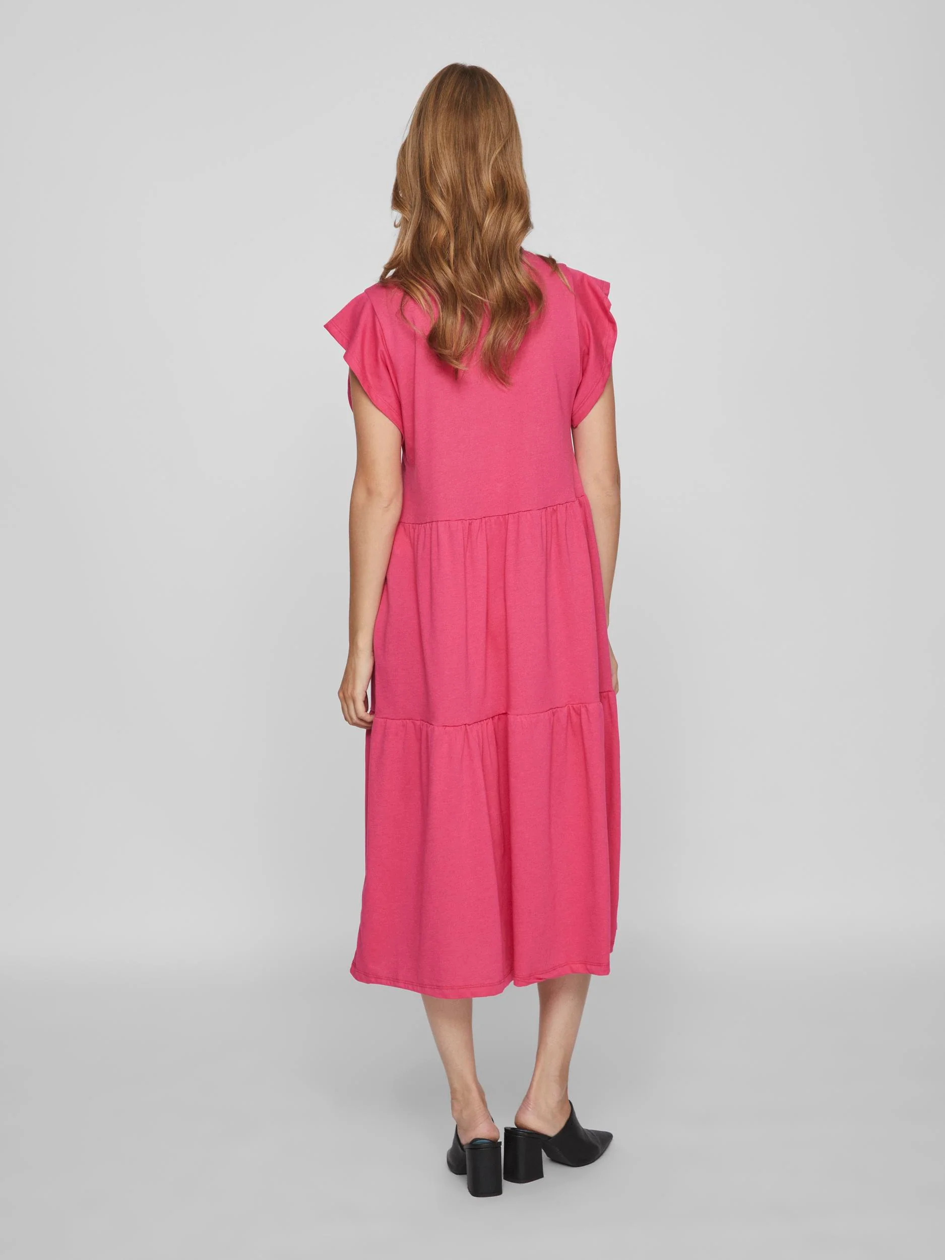 Summer Midi Dress (Cabaret Pink) - Image 5