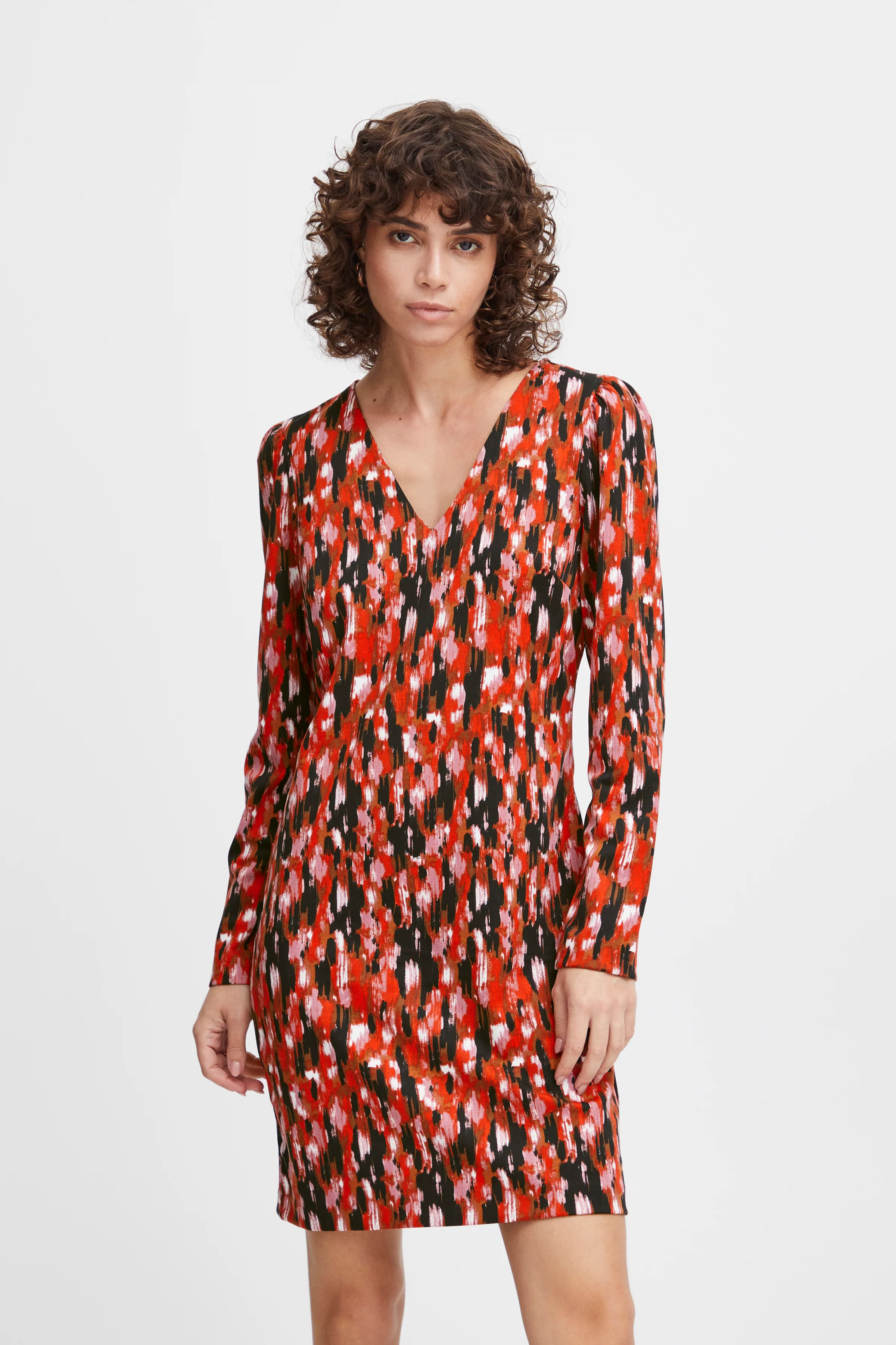 SUZZIE JERSEY DRESS (SUGAR ALMOND) - Image 4