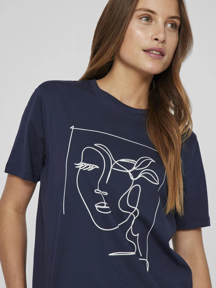 Sybil T-Shirt (Navy Blazer) - Image 3