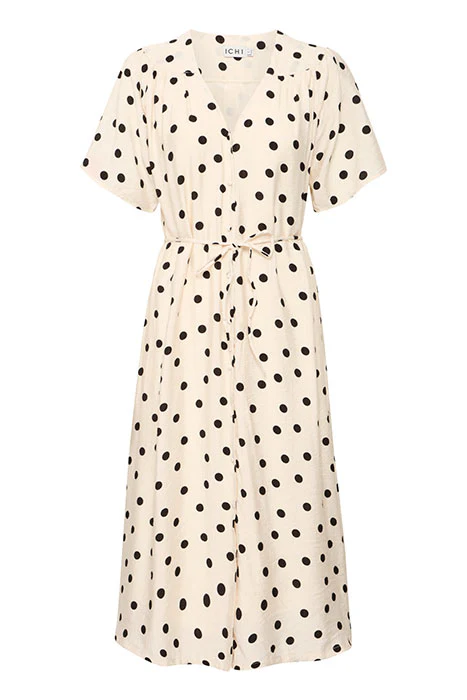 Tabita Short Sleeve Midi Dress (Birch Dot) - Image 7