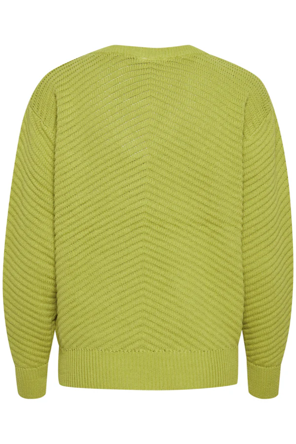 Talisha V-Neck Jumper (Green) - Image 4