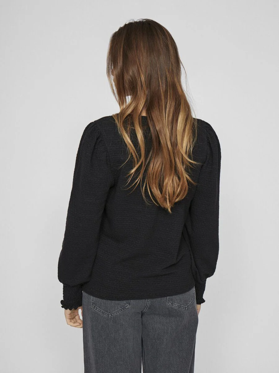 Tallia Textured Top (Black Beauty) - Image 5
