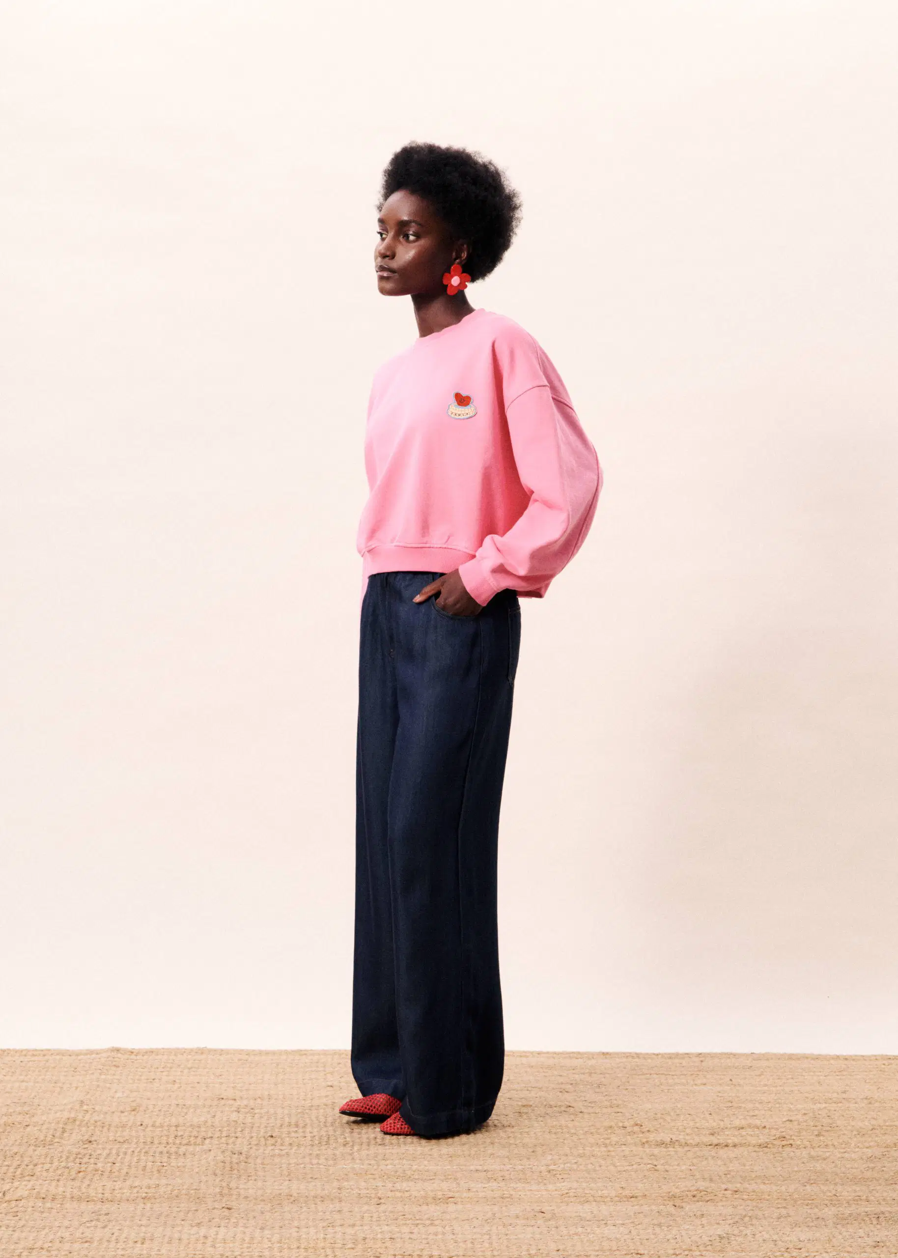 Tamise Sweatshirt (Pink) - Image 3
